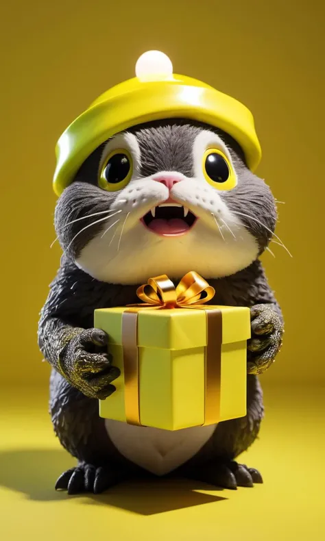 (PENGUIN:1.8) holding a (gift wrapped:1.1) (cannonball:1.3) with a lit fuse grand photograph, Polaroid, canon 5d mark 4, (neon yellow, background:1.7), kodak ektar, elaborate detail, anime, cartoon <lora:add-detail-XL:0.7>, subsurface scattering, ultra hd, 4k, high def, Photorealistic, Hyperrealistic, Hyper detailed, analog style, realistic, masterpiece, best quality, ultra realistic, 8k, Intricate, High Detail, film photography, soft lighting, heavy shadow
