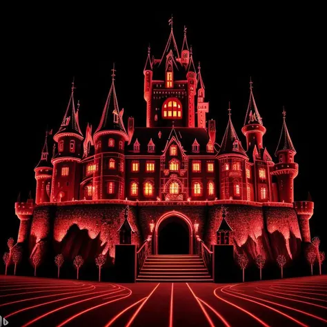 LazrRockabillyAI castle <lora:LazrRockabillyAI:.8>