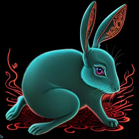 LazrR0ck4billyAI rabbit <lora:LazrRockabillyAI:0.8>