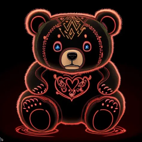 LazrR0ck4billyAI bear <lora:LazrRockabillyAI:0.8>