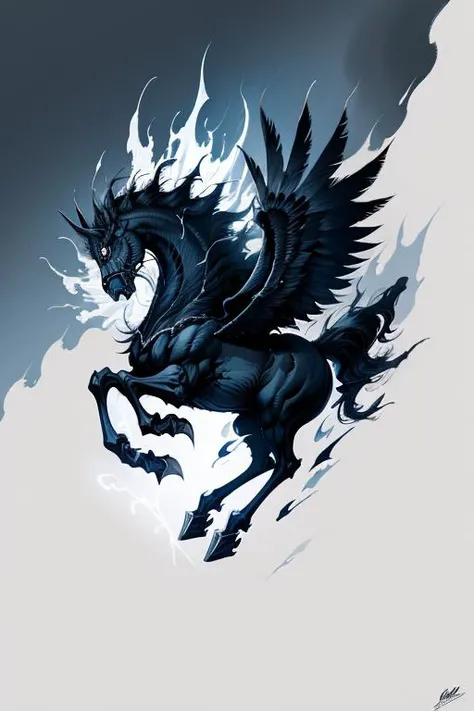 <lyco:BLTA2:0.8> A pegasus, blue and white ,BLTA,