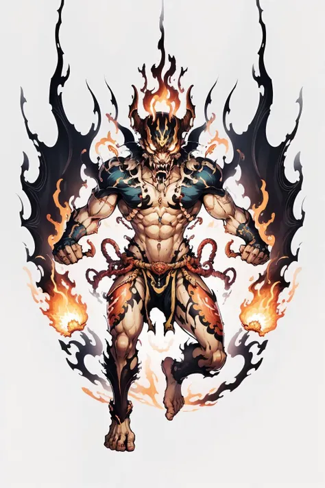 <lora:BLTA2:0.9> egyptian god, close up portrait, flaming eyes, BLTA style