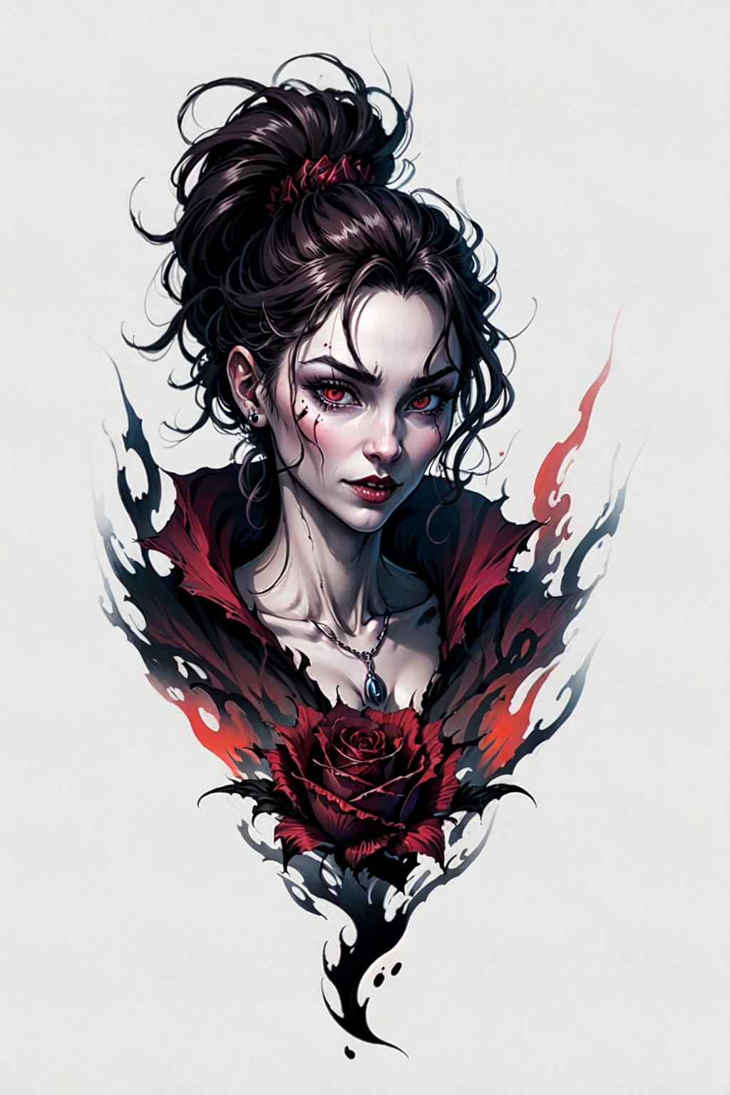 Black Tattoo Style LyCORIS Tattoo!