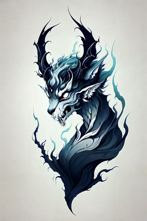 <lora:BLTA2:0.8>, BLTA, flat paper, material style, (simple background:1.6), vibrant hues, radiant, fantastical beings, enchanted nightmares, mystical creatures, bone-chilling, wicked, fauns and nymphs, haunting, eerie, otherworldly, arcane, legendary fantasy entities,