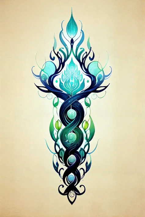<lora:BLTA2:0.8>, BLTA, colorful, flat paper, material style, simple background, celtic, ancient, mystical, intricate, druidic markings, mythical beings, ancestral whispers, magical energy, sacred grove, 4k, high quality,