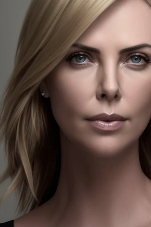 raw photo portrait, medium close shot, sd15-charlize-theron woman, (medium closeup:1.4), elegant, intricate, dslr, 8k, uhd, 1girl