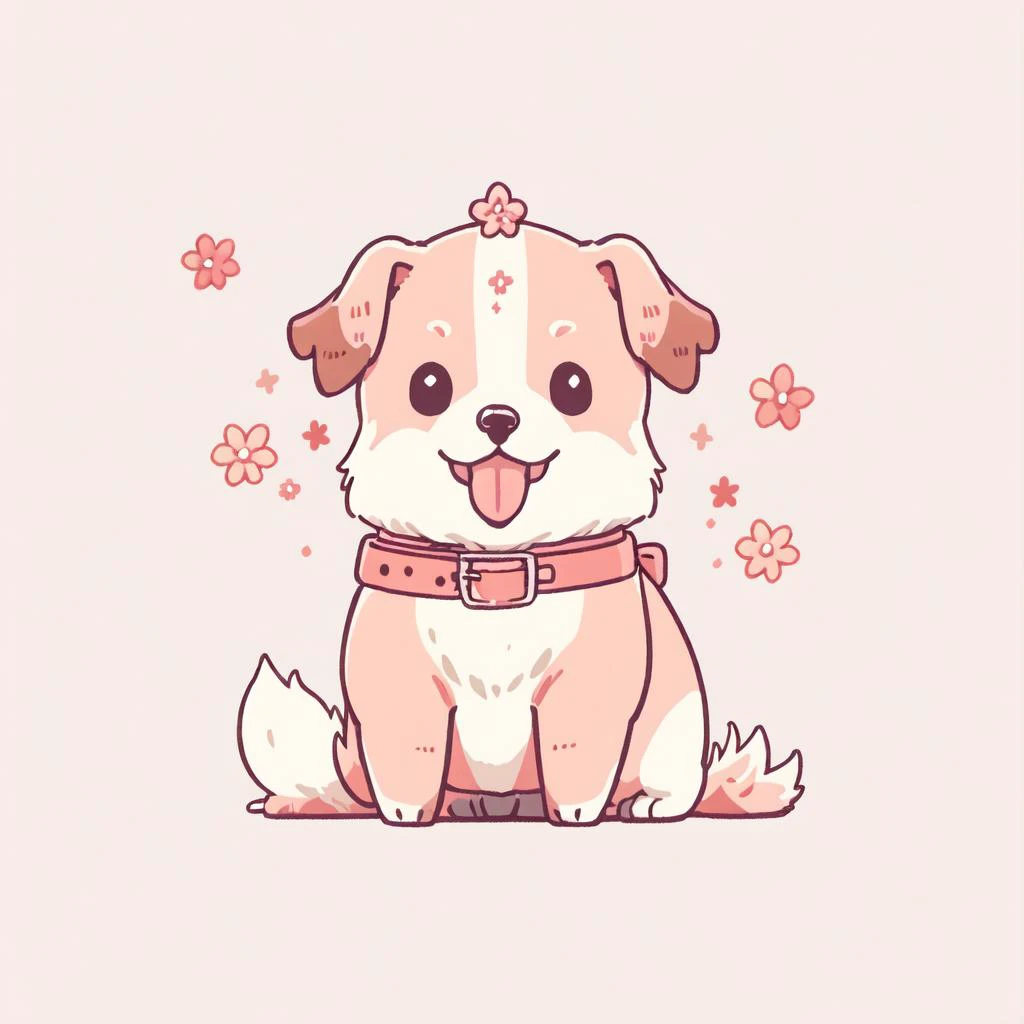 <lora:niji-kawayi:1>dog