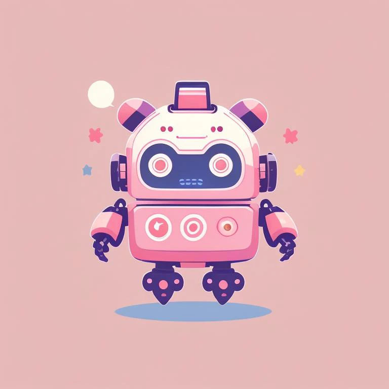 a cute robot,
<lora:niji-kawayi:1>