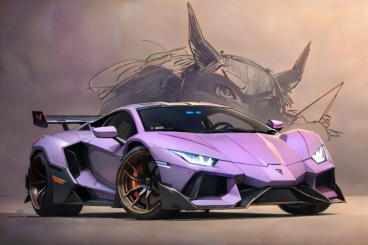 tattoo design, outlines, stencil, detailed, side stance, colored, upper body, portrait, the futur of lamborghini Terzo Millennio in las vegas, purple-gray-black neon lights under the chassis, 3/4 view, tron style disney, wheels with low-profile rims, night photo, reflections, 4k, uhd, hdr  <lora:æç»äºæ¬¡å:1>