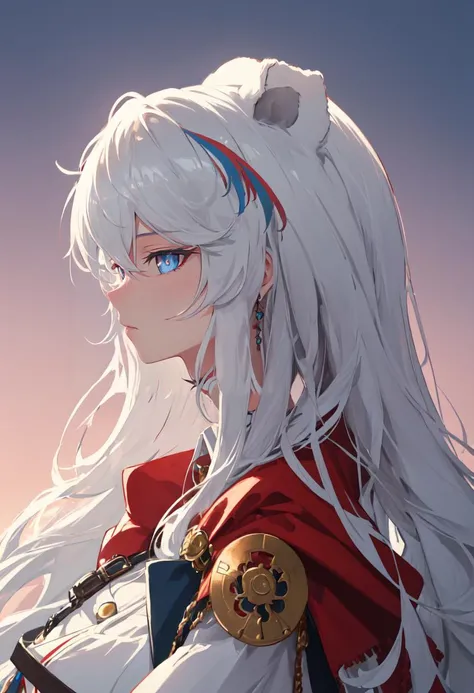 (safe:1.10), best quality, masterpiece, highres, solo, (rosa_arknights:1.10), profile, from side, upper body, 18 <lora:rosa_arknights:0.80>