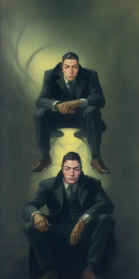 Highly detailed, High Quality, Masterpiece, (detailed face and eyes:1.4), (1boy, solo:1.4), (kazuya), brown eyes, <lora:Char_Sigmas_Kazuya:0.7>, half-closed eyes,