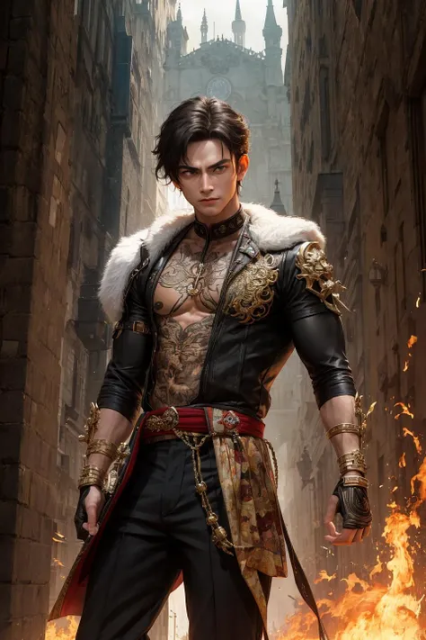 masterpiece,best quality,male,action