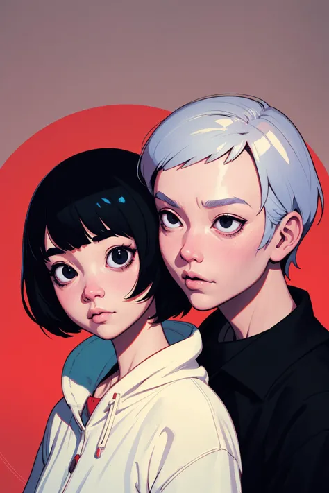 illustration by Junji Ito and Ilya Kuvshinov, I lost my life, can I take yours?