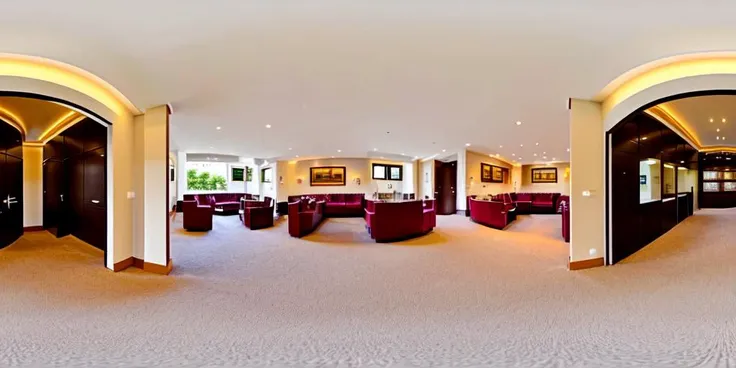 <lora:hdri-panorama-v1:0.6> hdri panorama view
the luxurious entrance of a Swiss private bank