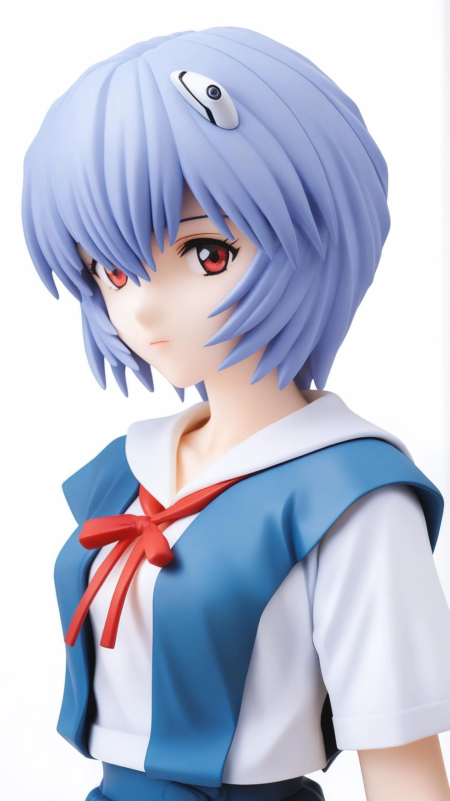(score_9,score_8_up,score_7_up),source_anime,
<lora:eva_pony:1>,1girl,ayanami_rei,solo,upper_body,expressionless,collarbone,serafuku,absurdres,highres,cropped_torso,closed_mouth,neck_ribbon,blue_shirt,commentary,red_ribbon,tokyo-3__schoolrm,looking_at_viewer,simple_background,white_background,blouse,white_sailor_collar,