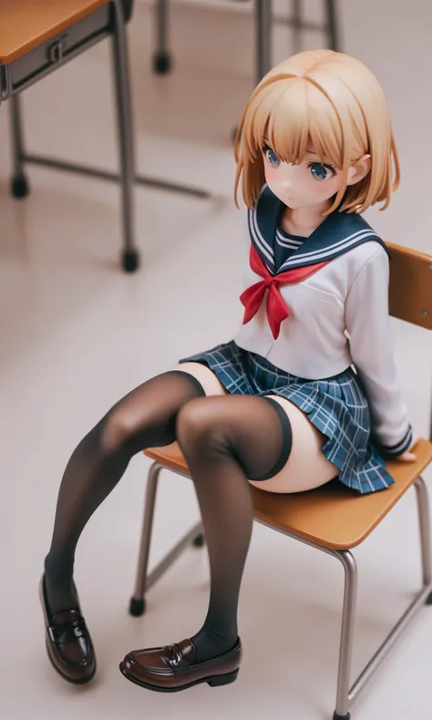 score_9,score_8_up,score_7_up,source_anime,
1girl, solo, hetero, blush, school uniform, mosaic censoring, skirt, ribbon, thighhighs, short hair, plaid, plaid skirt, serafuku, sit, leg focus, thighs, from above, Compression stockings
Show less