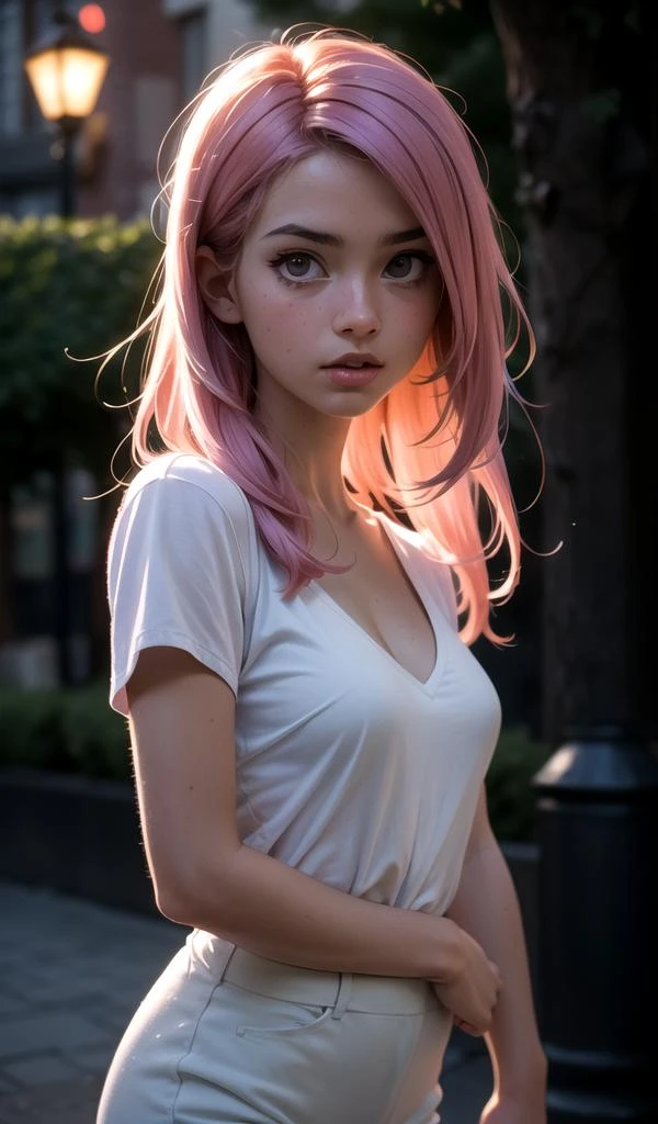 (RAW photo, best quality), (realistic, photo-realistic:1.30) (in the dark:1.0) Ligth purple brown Eyes, (multitude1.5) Street, (Street1.4), deep shadow, film grain, bokeh BREAK ( hard light:1.2),(Full Body:0.6), (volumetric:1.2), well-lit BREAK (dimly lit:1.4), film grain, bokeh BREAK ( hard light:1.2), (volumetric:1.2), well-lit BREAK (dimly lit:1.4) ,(masterpiece, best quality, detailed face, detailed eyes, high res, high quality), 1girl, pink pastel hair, in garden, naked, spirit, nigth
