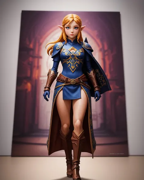 seductively exploring a medieval fantasy castle, revealing a highly detailed face and captivating eyes, dressed in provocative micro armor, visible navel, surrounded by vibrant and colorful scenery, rendered in stunning 4k quality.