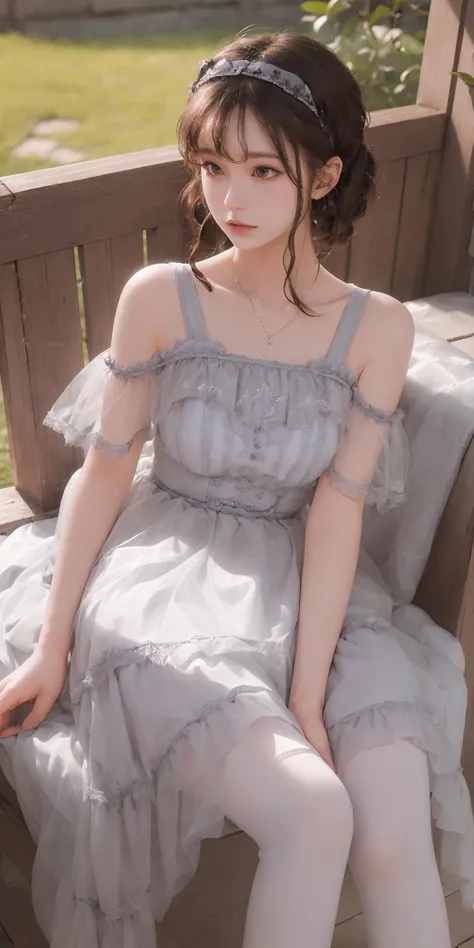 best quality, ultra high res, (photorealistic:1.4), masterpiece, highres, original, extremely detailed wallpaper,
lawn, sky,
1girl, solo, qyc \(manaka nemu\), grey dress,
saturday night fever, <lora:è´é¢neg4all_bdsqlsz:0.8>,