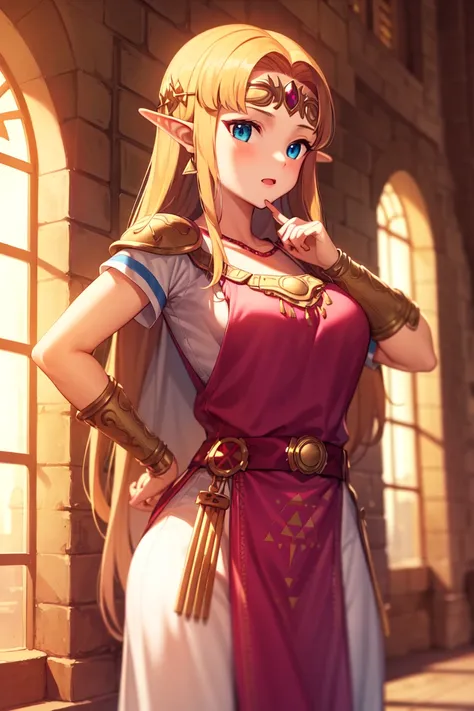 masterpiece, best_quality, 1girl, solo, princess zelda, nintendo, the legend of zelda, albw