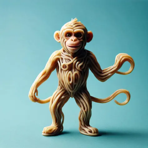 a monkey, ud0n<lora:ud0n:1>