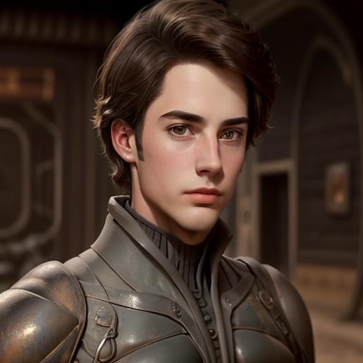 A close up of a person in a suit with a sword - SeaArt AI