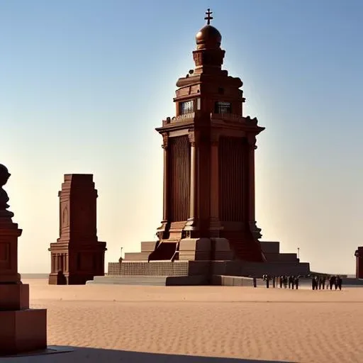 a monument,  highly detailed, sharp focus, masterpiece, Dune <lora:Dune_v11:0.6>