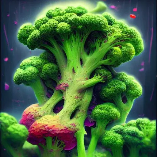 (gigafractal artstyle:1.0), broccoli