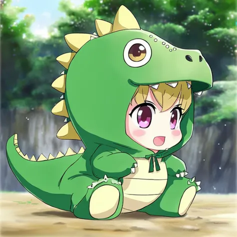 princess pitch in a dino costume Japanimation Japanese Animation (Ink Manga:1.2) (manga:2.0) (anime:1.5) <lora:DINO:0.7>