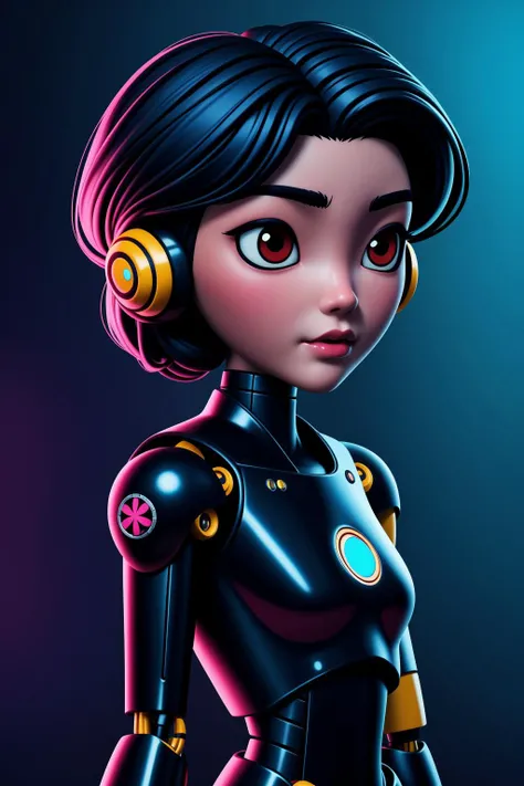 Anime manga robot!! Anime girl, cyborg girl, exposed wires and gears, fully robotic!! girl, manga!! in the style of Junji Ito and Naoko Takeuchi, cute!! chibi!!! Schoolgirl, epic full color illustration, tattoo graphics, mechanical, robot, intricate detail, heroine, masterpiece, psychedelic background, complimentary colors, artstation, (psychedelic:1.33), 3d render, octane render, 8k, cinematic, professional photography, art by artgerm and hay