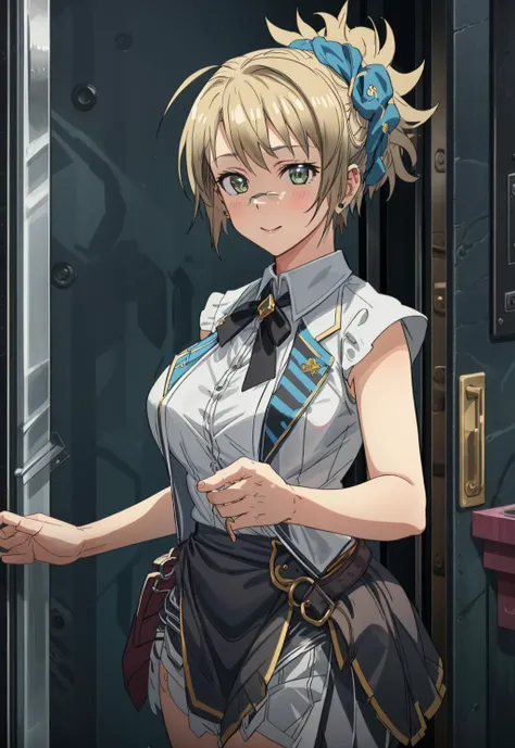 masterpiece,best quality,1girl,solo,looking at viewer,bright light<lora:add_detail:0.7>,jewelry,earrings,bathroom,
<lora:meisanian:0.9>meisanian, ponytail, large breasts, <lora:idol clothes_01:0.5> idol clothes,