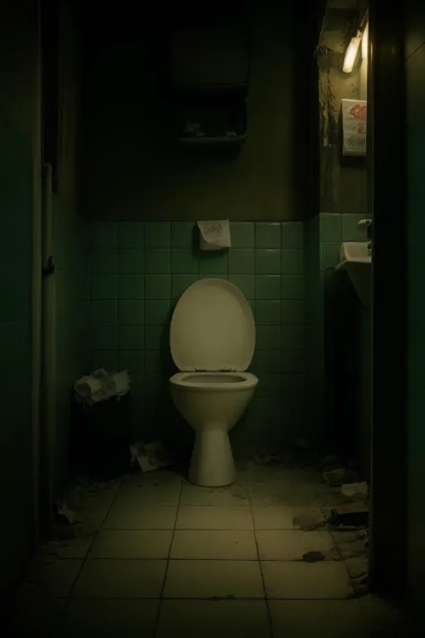 no humans,indoors,<lora:dirty toilet_v1:0.7>,ruanyi053,dirty toilet,toilet,toilet paper,condom packaging,used condoms,dirty tiles,dirt,filth,dirty,beer cans,cups,bottles,newspapers,food,handrails,Dirt that cannot be washed away,yellow urine stains,urine on the floor,graffiti on the wall,(dim lighting:1.1),dirty,<lora:nighttime_v1:1.3>,(red-panic-button-positive:1.1),<lora:add_detail:0.2>,, (masterpiece:1.2), best quality, highres,extremely detailed CG,perfect lighting,8k wallpaper,photograph, photorealistic,