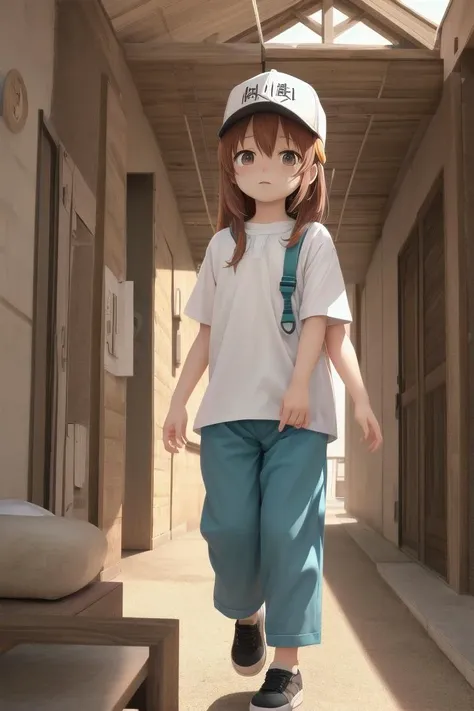 <lora:platelet:0.7> platelet \(hataraku saibou\),  pants
The soft lighting and detailed surroundings create an immersive environment where imagination runs wild