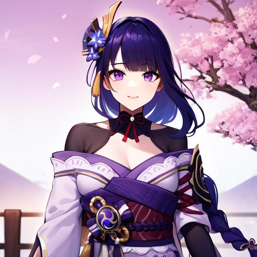 Raiden Shogun LoRA「Genshin Impact」 v1.0