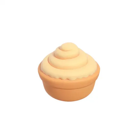 masterpiece, best quality, Muffins, cute, 3dzujian, 3d rendering, Cartoon material, clean background, white background, blank background, <lora:3dzujianV3-000010:0.7>