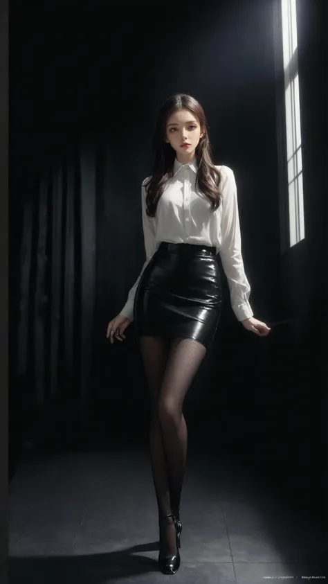 (tutuhd),pantyhose,black miniskirt, black pencil skirt, high heels,
(best quality, masterpiece, ultra high resolution),(photorealistic:1.37), (immersive atmosphere, chiaroscuro:1.5,bright light:1.2,luminous lighting),
(Magazine cover-style illustration of a fashionable woman),
(The text on the cover should be bold and attention-grabbing, with the title of the magazine and a catchy headline. The overall style should be modern and trendy, with a focus on fashion and lifestyle),
1girl, cute,slim,(pale skin,shiny skin),(full body),(looks at the viewer), very long hair,top fashion,
night,(Floor-to-ceiling windows, city),
<lora:add_detail:0.5> <lora:LowRA:0.45> <lora:Magazine:0.3>
<lora:å¾å¾çå¨ä¸ï¼20Då°åæ¸ç½è¢è¿ï¼_v1.0:0.75>