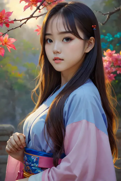 oil painting, vivid colors, beautiful light,
masterpiece, best quality, 1girl, <lora:kwFemale_Beta40-SDXL_v1:1>, chinese,waifu