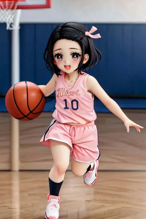 ((6year old girl:1.5)), complete anatomy, children's body, child, super cute, girl, , random poses,random angles,
Basketball, (((Grizzlies uniform,black uniform,))),ponytail, full body angle, basketball court,shorts,
beautiful girl, 1 girl, loli, petitrl, top quality, masterpiece, high eyes,drooping eyes,(realism: 1.2)), petite, bangs, tall eyes, natural light,(aquamarine eyes), beautiful girl with fine details, Beautiful and delicate eyes, Beautiful girl, detailed face, Beautiful eyes, beautiful shining body, 8K images,