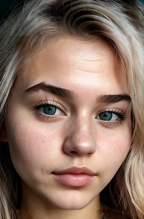 neysasynth, realistic, woman, face closeup, portrait