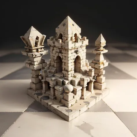 <lora:ChessGame-20:0.7>, chsworld, piece ,
pyramid \(structure\),