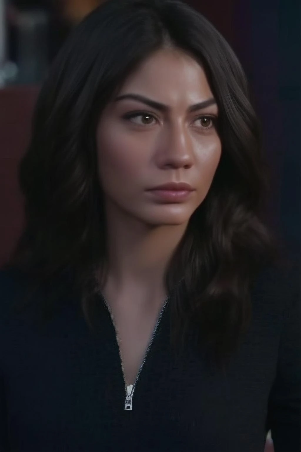 <lora:LowRA:0.8> hdr, a woman (DemetOzdemir01), full body, cocky facial expression, sly, smart, vibrant outfit, intricate details, hyperdetailed, cinematic, muted colors, film grainy, soothing tones, technicolor, from below, <lora:DemetOzdemir01-000007:1>, RAW candid cinema, 16mm, color graded portra 400 film, remarkable color, ultra realistic, textured skin, remarkable detailed pupils, realistic dull skin noise, visible skin detail, skin fuzz, dry skin, shot with cinematic camera