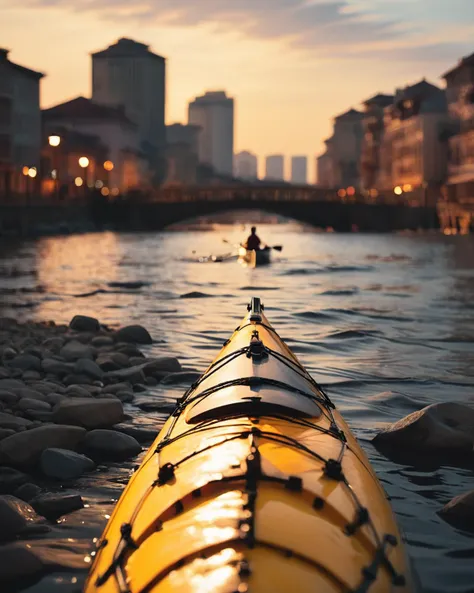 cinematic photo <lora:FF.106.protovisionXLHighFidelity3D_release0630Bakedvae.LyCORIS:1.9>, palette knife art of a desolate cityscape, Eastern ([Cosmic rays:Kayak:5]:1.1) , Lonely, Concept Art World . 35mm photograph, film, bokeh, professional, 4k, highly detailed