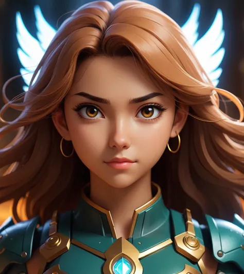 anime artwork <lora:FF.108dynavisionXLAllInOneStylized_release0534bakedvae.LyCORIS:1.88> close up portrait game art, stylized by Brian Stelfreeze, anime key visual,close up of a Lovely Colombian (girl:1.3) , wearing ARMOR rpg game style with Trellis images, his hair is Honey, Weary background, Academism, broad lighting, 80mm, masterpiece, highly detailed CG unified 8K wallpapers, 8k uhd, dslr, high quality, clean, ((a dark angel in a mechanical armor with wings, godly aura, floating in the air, descending from the sky)) , rainy, dark night, lightning, dramatic scene, cinematic lighting, ultra-high resolution, ultra-high detailed, high-definition . anime style, key visual, vibrant, studio anime, highly detailed
