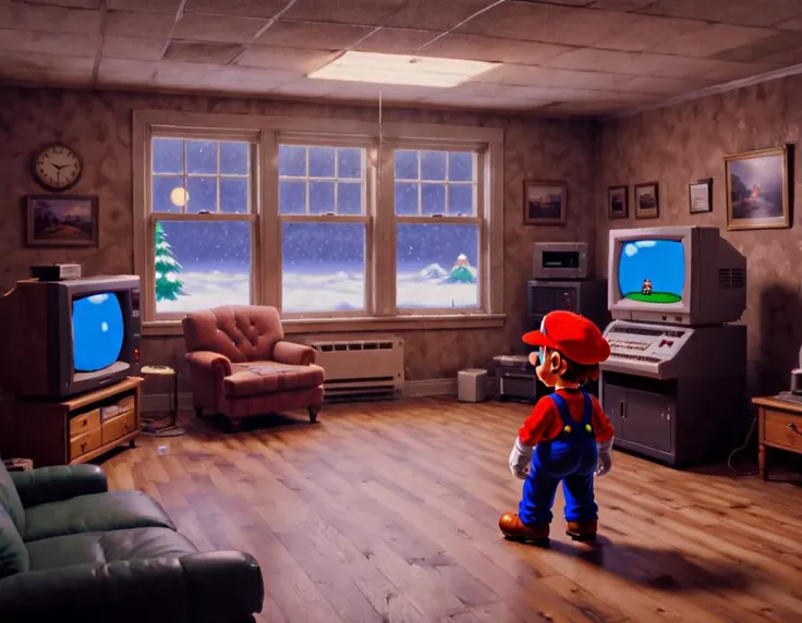 <lora:SMB Artstyle - V1 - Trigger is SMB Artstyle:1> smb artstyle, opening screen to a PC computer game. <lora:Lucasarts Artstyle - (Trigger is lcas artstyle)-civitai:1>, lcas artstyle