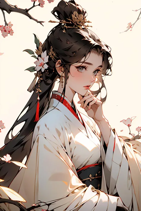 1girl, solo, hanfu,chinese clothes<lora:wangchuan1:0.7>