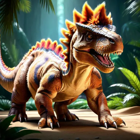 concept art <lora:FluffyStyleXL:1> FluffyStyle, fuzzy, dinosaur, high contrast, sharp focus, masterpiece, best quality, highly detailed, HDR, highest quality, highres, sharp focus, 8k, 16k, skin pores, dynamic lights, realistic shadows, best shading, award winning masterpiece . digital artwork, illustrative, painterly, matte painting, highly detailed