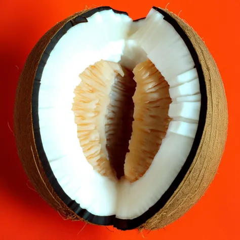 coconut filled with cocomilk (looks like vagina:1) <lora:looksLikeVagina_v10:1>