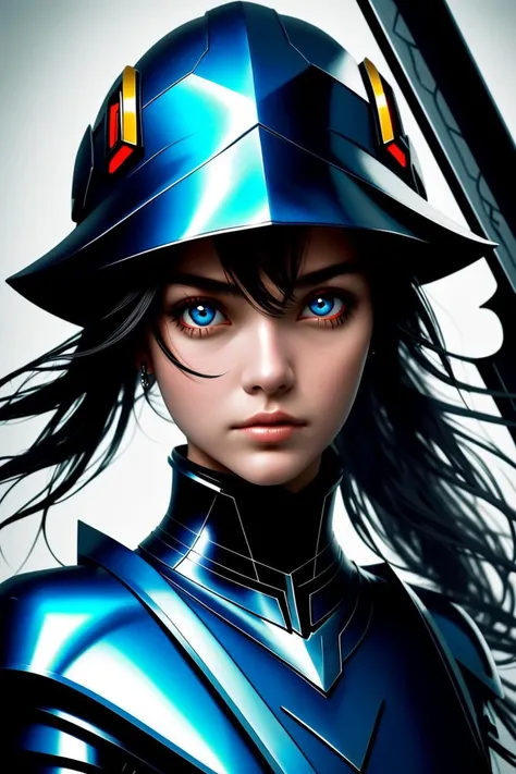 (life-size-body)
(masterpiece), best quality, expressive eyes, perfect face, red eyes, blue scifi armor, scythe
<lora:beautiful detailed eyes:0.5>
<lora:midjourney_20230624181825:0.45> midjourney