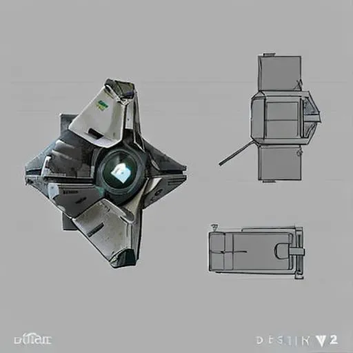 <lora:DestinyGhost:1> dghost, no humans, science fiction, concept art