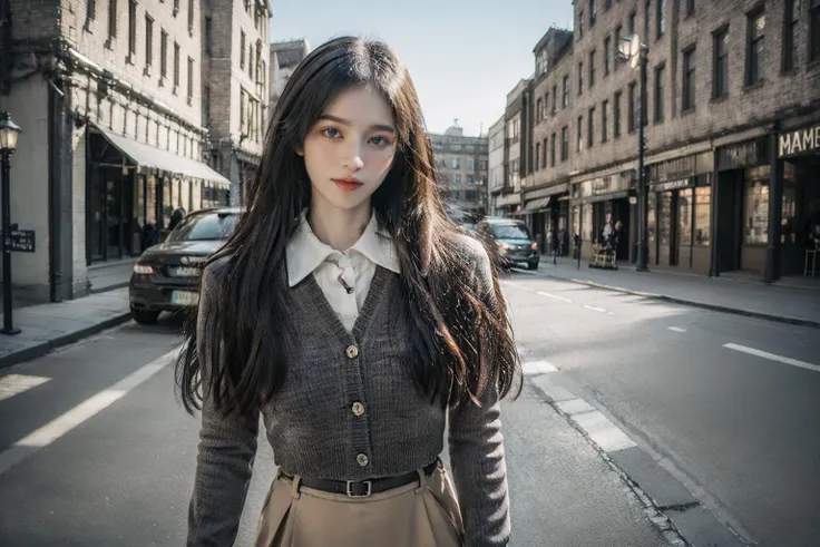 ((masterpiece), (best quality), ultra high res, (raw photo:1.2), (photorealistic:1.4), Exceptional detail, dramatic lighting, highres,   8k, absurdres,  solo, looking at viewer,
CN Girl6, (multiple girls:1.4), black hair, long hair, (dating attire:1.5), (dating:1.2), outdoor,  smiling, walking together, one girl in front of another girl, middle of the street, cars, 
<lora:Stunning Beauty - 002:0.5>,    <lora:dating_attire_style2_v1:0.8>